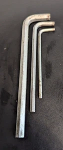 3 Snap On L-Shape Wrench Set Hex Key SAE 5/32" 1/4" 3/8" - Picture 1 of 9