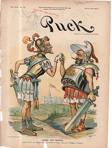 1898 Puck Novembre 16 - Mozzi Croker E Platt Will Be Indietro Next Anno - Picture 1 of 1