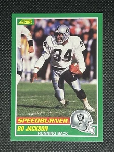 1989 Score Football BO JACKSON #34-RB HOF Los Angeles Raiders NFL SPEEDBURNER - Bild 1 von 2