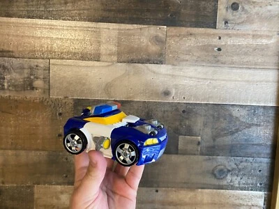 Transformers Police Car Robot Chase Playskool Hasbro Tomy Rescue Bots Chase Toy - Image 1 of 4
