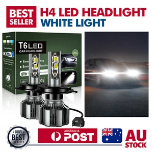2X H4 9003 LED Headlight Bulbs Hi-Lo White Globes For ISUZU Vehicross 1991-1997 - Picture 1 of 13