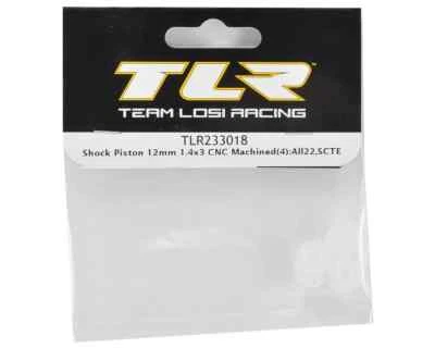 Team Losi Racing SCT 3.0 TLR233018 Shock Piston 12mm 1.4x3 CNC Machined(4):All22 - Image 1 of 2