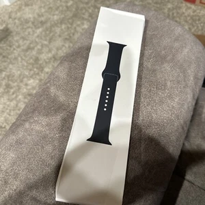 Apple Watch Silicon sport Band 45mm M/L for Watch 4 5 6 7 8 SE - midnight - Picture 1 of 6