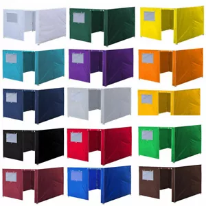 Kit pannelli pareti laterali cerniera recinzione 10x10 per tenda gazebo tettoia pop up EZ - Foto 1 di 26