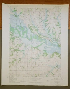 Knoxville NW, Iowa Original Vintage 1965 USGS Topo Map 27" x 22" - Picture 1 of 11