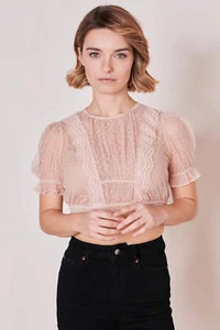 Blusa Dirndl Kruger Madl Kelly rosa albaricoque - Imagen 1 de 9