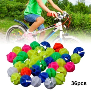Bike Spokies Pack of 36 Clips On Assorted Colours Beads Kids Spokey Dokeys - Picture 1 of 10