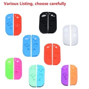 new Silicone Rubber Skin Case Gel Cover Grip For Nintendo Switch Joy-Con - Picture 1 of 20