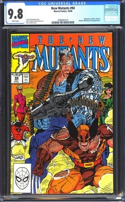 New Mutants #94 CGC 9.8 NM/MT Liefeld Wolverine/ Cable Cover! Marvel 1990 - Image 1 of 2