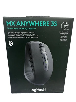 Logitech MX Anywhere 3S Performance Wireless Mouse - BLACK NEW BOXED - Image 1 of 4