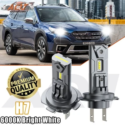 For Subaru Outback 2005-2014 LED Headlight Low Beam Bulb 6000K Bright White Foto 1 de 4