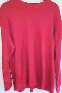 Vertical Sport Herren XL Langarm Pull Over Thermohemd Rot Neu mit Etikett - Bild 1 von 9
