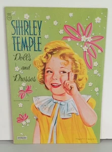 Muñecas y vestidos vintage Shirley Temple #1053 Saalfield sin cortar como nuevos 1959 - Imagen 1 de 9