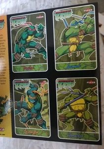 2003 Fleer Teenage Mutant Ninja Turtles Promo Card Set TMNT Uncut Sheet Of 4 - Picture 1 of 6