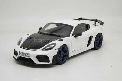 Norev 1/18 Porsche 718 GT4 RS Diecast Silver White Black cover Model Cars - Image 1 of 4