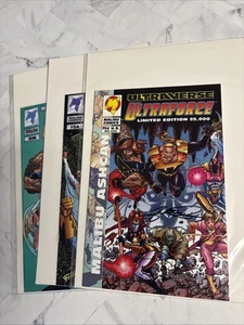 Ultraforce Ashcans #1, 0A, 0B ALL SIGNED GEORGE PEREZ (Malibu 1995) Ltd 25000 - Picture 1 of 9