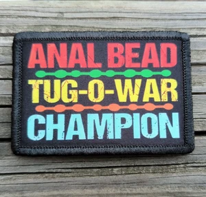 Tug of War Champion Morale Patch Hook and Loop Army Tactical Funny 2A Gear - Picture 1 of 2