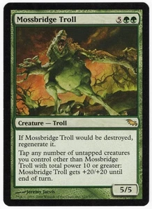 Mossbridge Troll 2008 Shadowmoor Green Rare Creature MTG NM AZ3 - Picture 1 of 2
