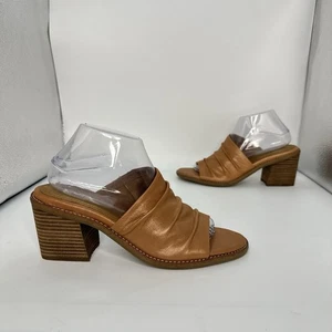 Sandalias de tacón Earth Tadara para mujer talla 9,5 M cuero natural - Imagen 1 de 13