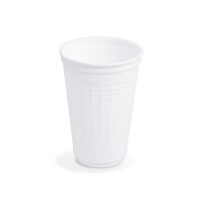 SWS 50 Glühweinbecher 200/250 ml Ø 78 mm weiß Thermobecher aus XPP