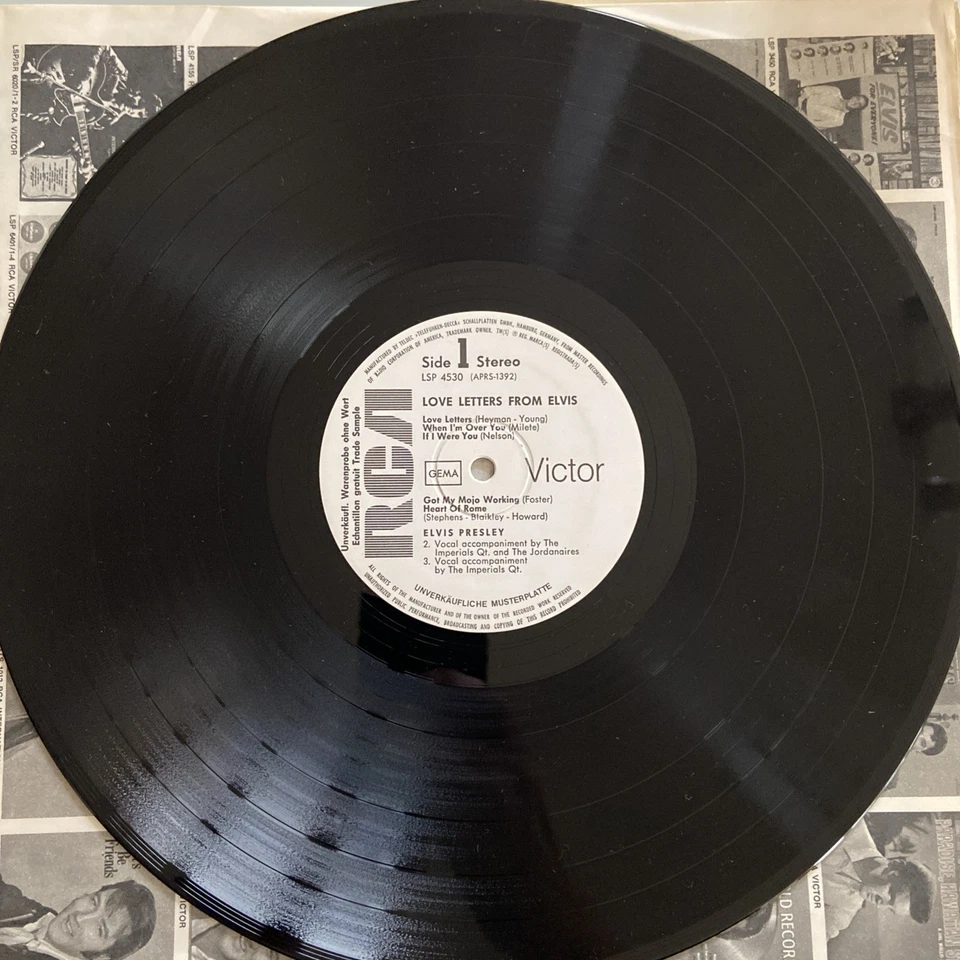 Elvis Presley Promo Lp Love Letters From Elvis RCA ￼ Victor LSP 4530 - Bild 1 von 4