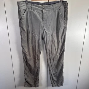 Horny Toad Womens Gray Ella Ankle Pants Size 12 Casual Lightweight - Picture 1 of 10