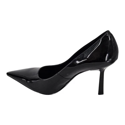 Zapatos de salón Charles & Keith Kyra de charol negro punta puntiaguda para mujer talla 7 NUEVO Foto 1 de 4
