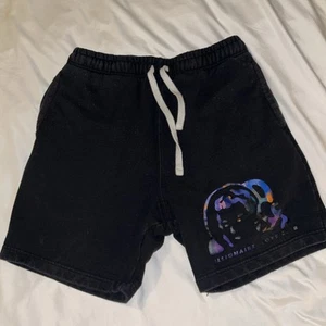 Billionaire Boys Club Athletic Shorts Mens XL Front Graphic Drawstring Fleece - Picture 1 of 7