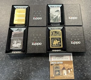 🔥Zippo Lighters 🔥4 In Total…MC 85329.. - Picture 1 of 10