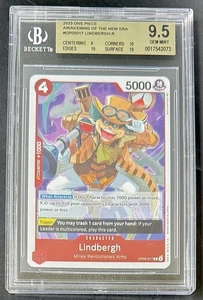 BGS 9.5 One Piece OP05-017 R Lindbergh - English - Awakening of the New Era - Picture 1 of 2