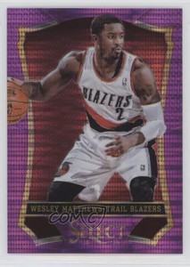 2013-14 Panini Select Purple Prizm /99 Wesley Matthews #100