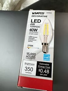 Satco S29922 4W CTC/LED/27K/CL/120V - Picture 1 of 4