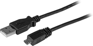 Startech.Com 10 Ft. (3 M) USB to Micro USB Cable - USB 2.0 a to Micro B - Black - Picture 1 of 12