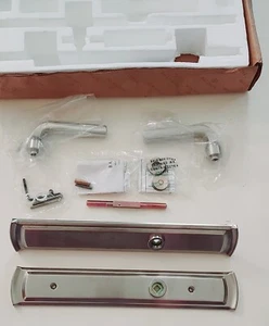 Baldwin Richland Multi Point Trim Set Door Handle Satin Nickel MP011.056.FD6 New - Picture 1 of 17
