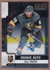 2017-18 O-Pee-Chee Platinum Rookie Autographs #RAT Alex Tuch RC AUTO - SABRES