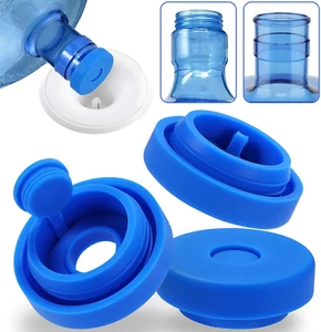 Tapa de jarra de agua de 3 y 5 galones reutilizable, tapa de galón de repuesto de silicona de grado alimenticio - Imagen 1 de 11