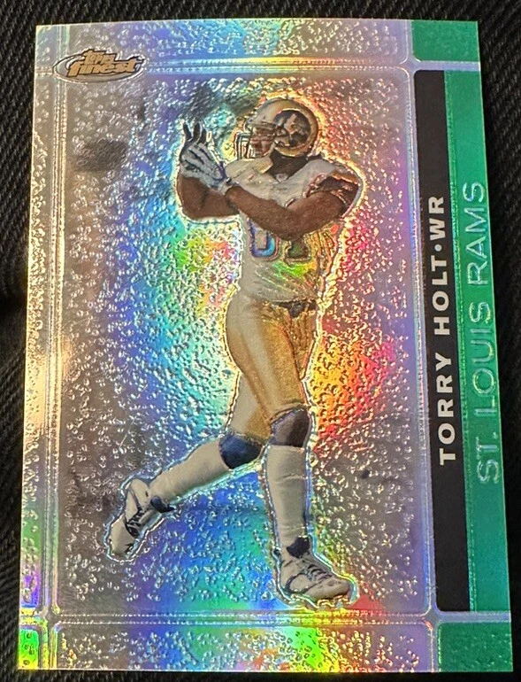 TORRY HOLT Rams 2007 Topps Finest #59 Green Refractor Parallel /199 - Image 1 of 2