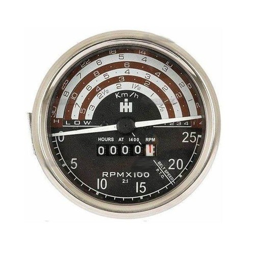 Tachymètre Avec Câble Pour Tracteurs IH - Neuf, Compatible B250, B275, B414, 276, 354, 43