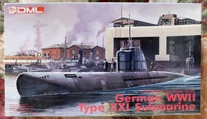 1/350 DML #1008: Type XXI German WWII Submarine - Picture 1 of 2