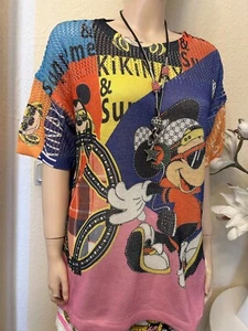 Traumhaft Rose Micky   Pullover Feinstrick  Leichte Sommer Pulli Neu One Size - Bild 1 von 6