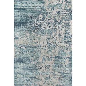 Traditional Rectangle Area Rug, Blue, 3'10" X 5'7" - Picture 1 of 10