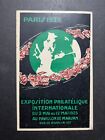 1925 France Airmail Philatelic Exposition Postcard Cover Paris to London England