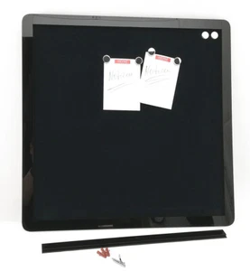 Mapeo Magnetwand mit Stiftablage schwarz 60 x 60 cm  - Bild 1 von 2