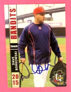 2015 Grandstand, Quad Cities River Bandits, PC - DAVE BORKOWSKI - autographed - Picture 1 of 1