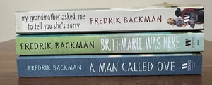 Lot of 3 Fredrik Backman TPB Man Called Ove Grandmother Britt-Marie - Picture 1 of 3