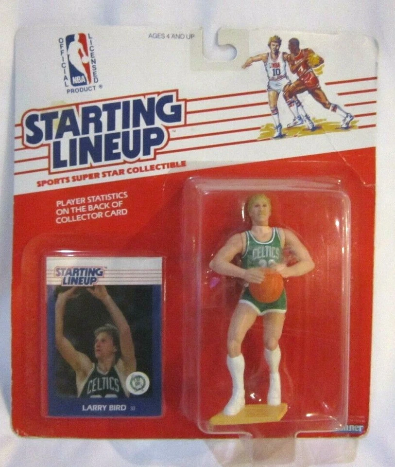 1988 Larry Bird NBA Kenner Starting Lineup HOF Boston Celtics w/ Dome Case