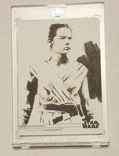 Topps Star Wars Rey Sketch Card By Rob Teranishi Rise Of Skywalker Series 1