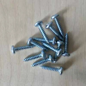 set of 12 Marshall JCM800 spec Chrome pan head pozi panel handle mounting screws - Picture 1 of 2