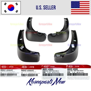Front + Rear Splash Flaps Mud Guard 4pcs ⭐GENUINE⭐ fits Kia Sedona 2019-2021 - Picture 1 of 4