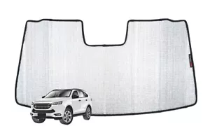 Genuine SNAPSHADES Front Windscreen Sun Shade for Isuzu MU-X 2nd Gen | D-MAX ... - Picture 1 of 9